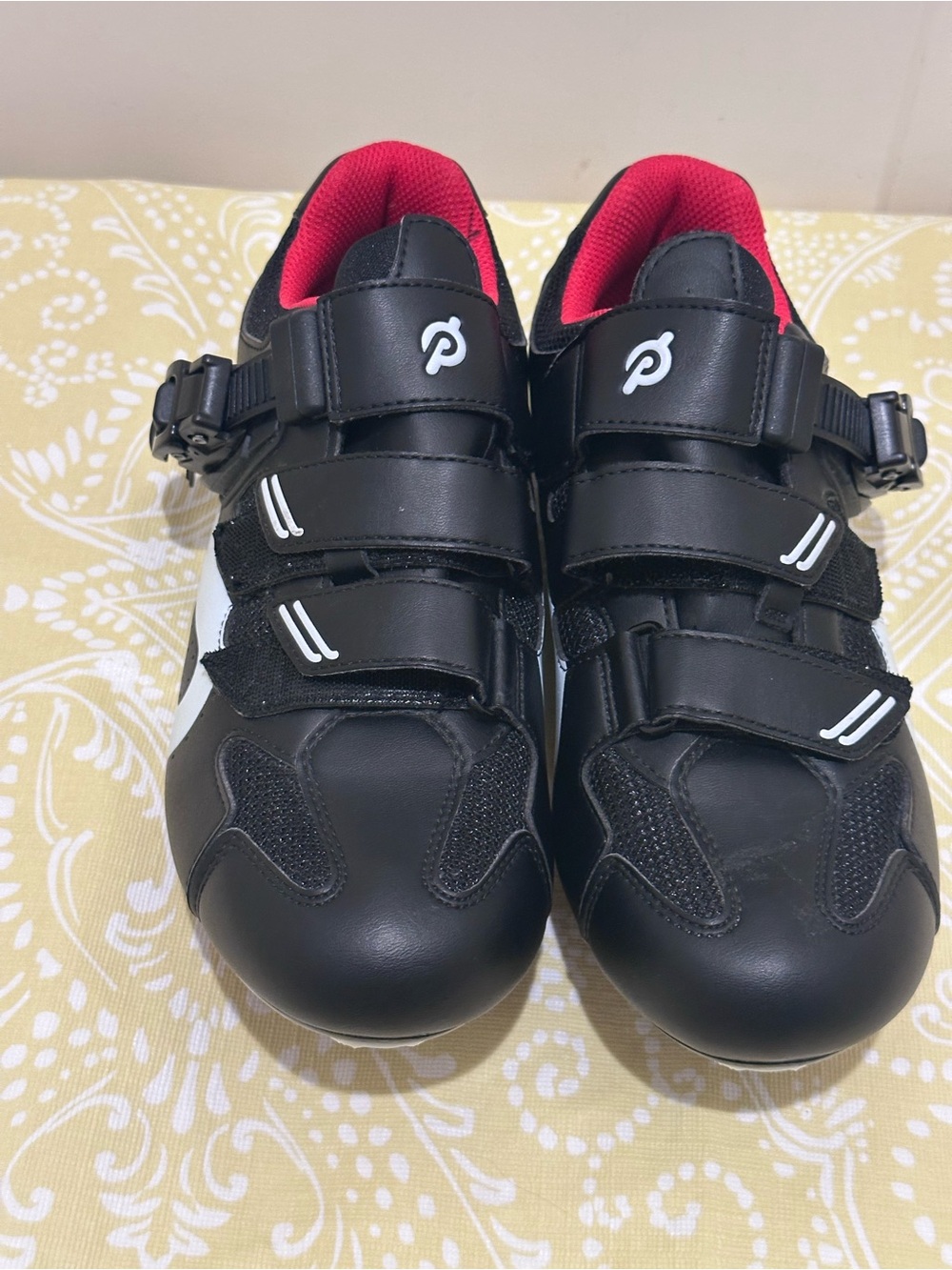 Peloton Womens Black Cycling Shoes Size 8.5 or 39